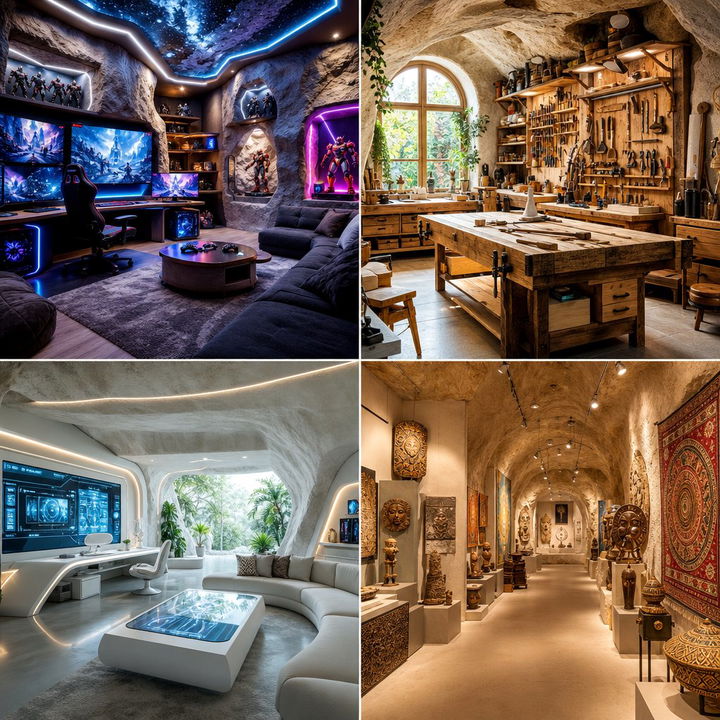 22 Masculine Black Man Cave Ideas for Modern Retreats