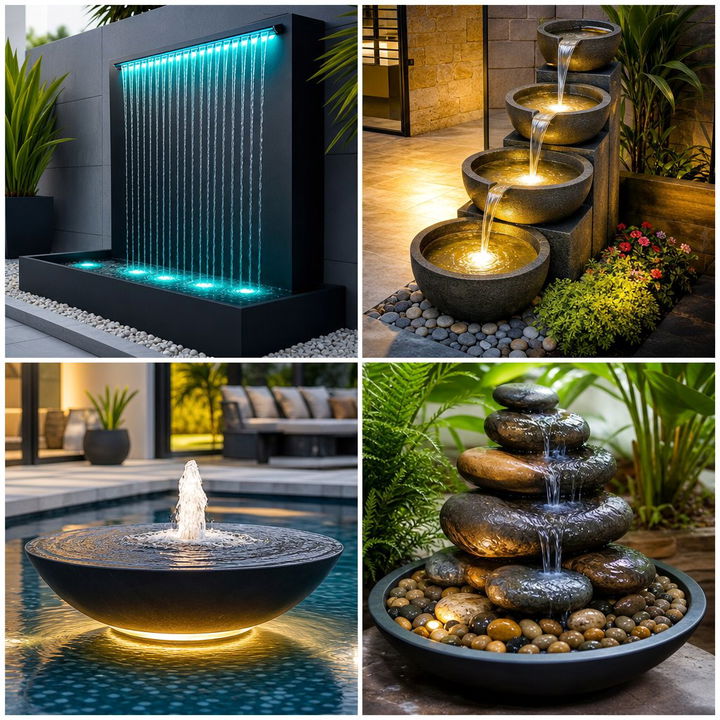 22 Stunning Backyard Fountain Ideas for Serene Spaces