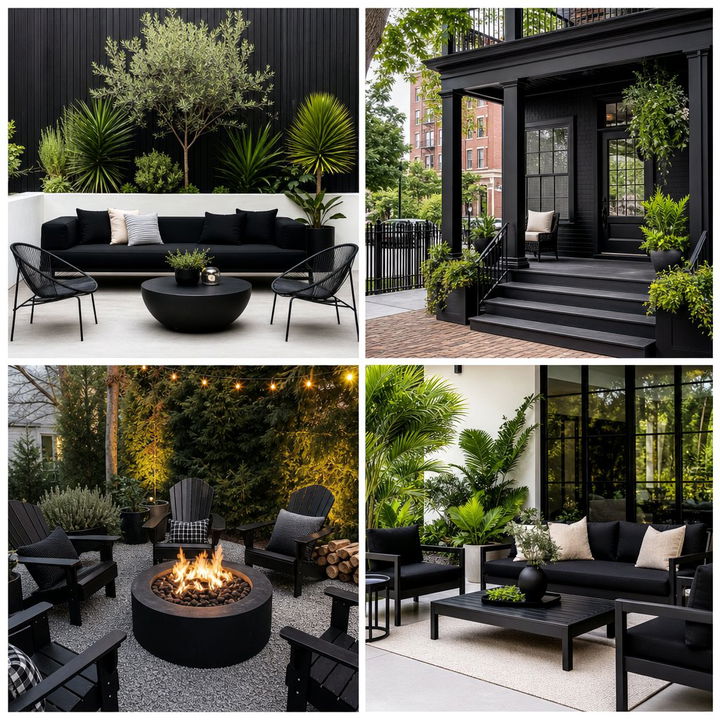 22 Stunning Black Porch Ideas for Modern Outdoor Spaces
