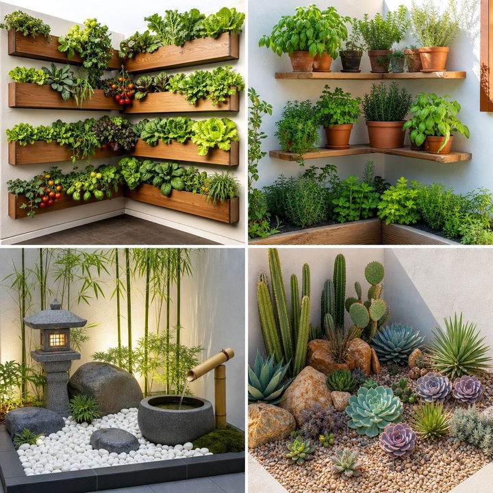 22 Beautiful Corner Garden Ideas to Brighten Unused Spaces