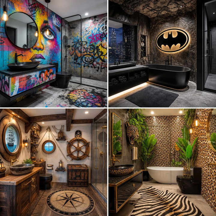 22 Boy Bathroom Ideas with Playful Themes and Durability