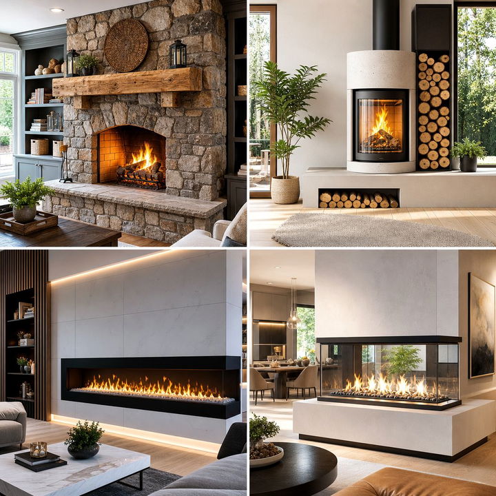 22 Cabin Fireplace Designs for Rustic Warmth & Comfort