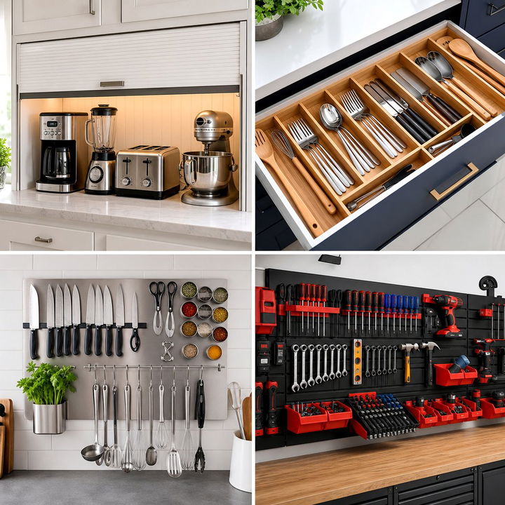 22 Cabinet Storage Ideas to Maximize Space and Organization