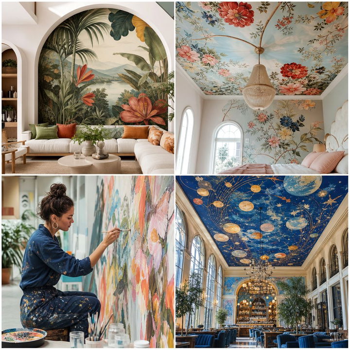 22 Ceiling Mural Ideas for Artistic Home Transformations