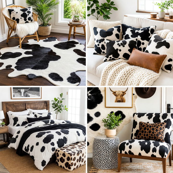 22 Cow Print Room Decor Ideas for Bold and Playful Spaces