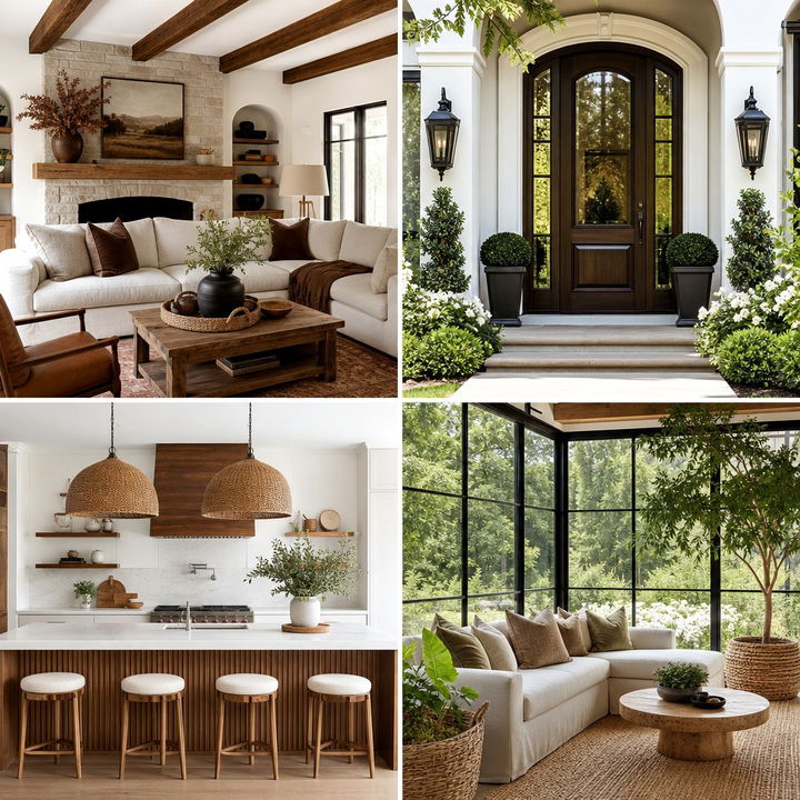 22 Cream and Brown House Exterior Ideas for Curb Appeal