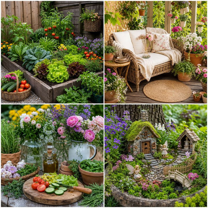 22 Creative Corner Garden Ideas with Pots for Small Spaces