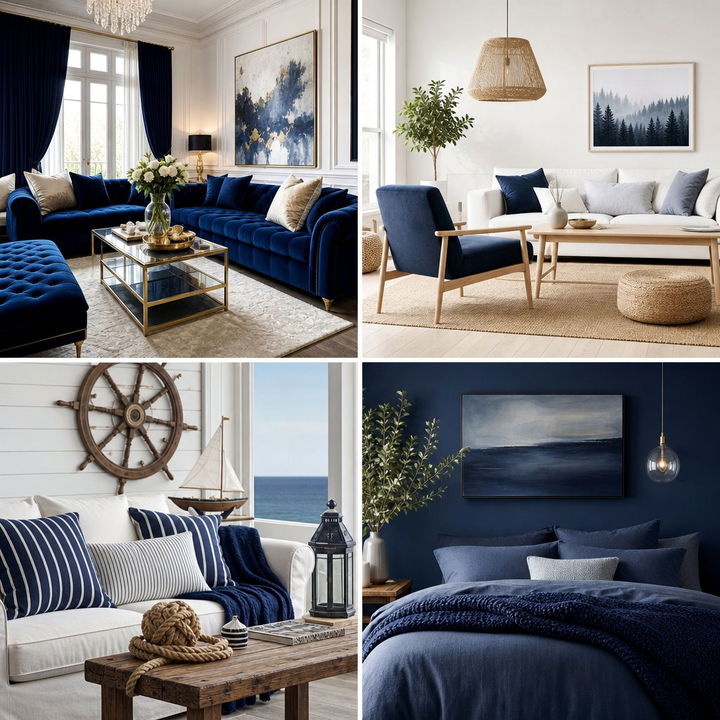22 Dark Blue Bedroom Ideas for Serene Sleep Spaces