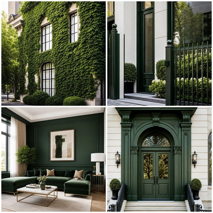 22 Dark Green Exterior Ideas to Elevate Your Homes Look