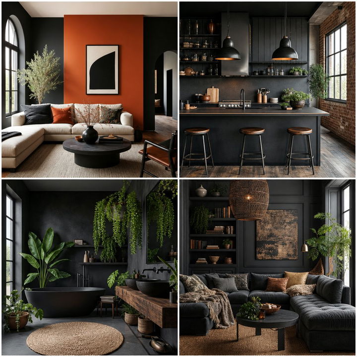 22 Dark Home Office Design Ideas for Focused Productivity