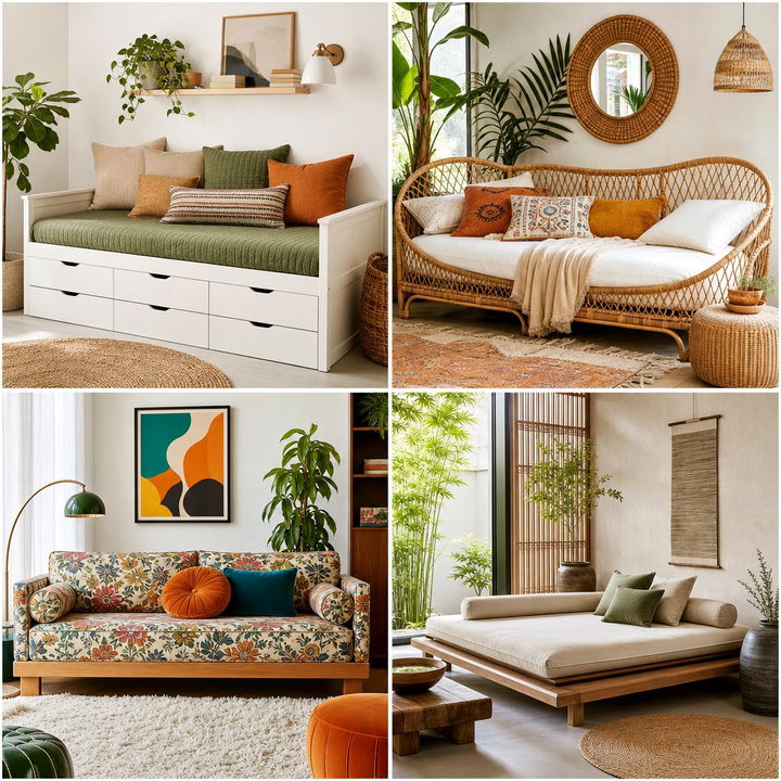 22 Daybed Ideas for Small Spaces to Maximize Comfort
