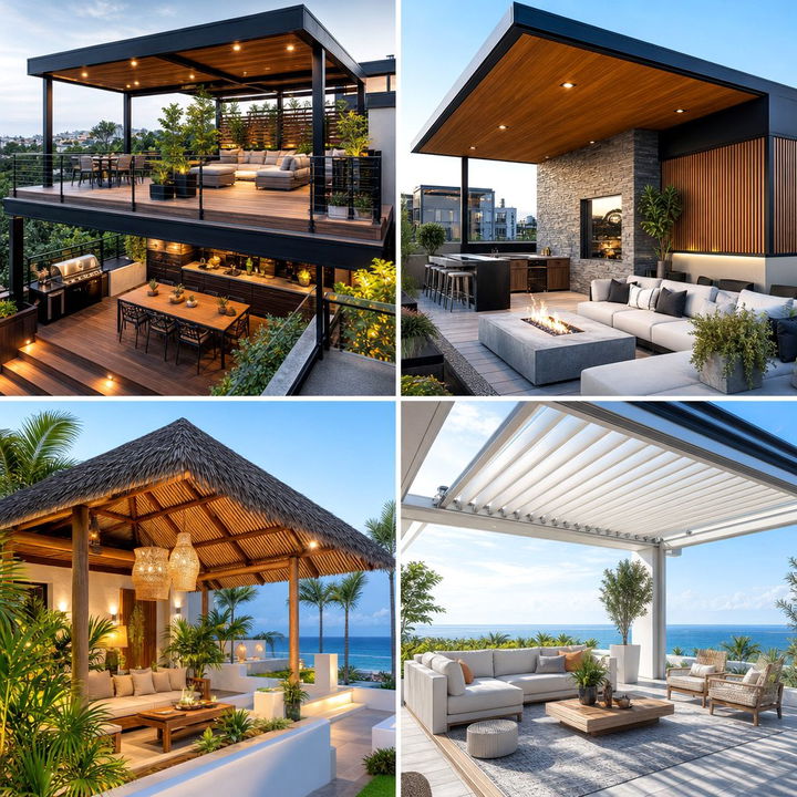 22 Deck Roof Ideas for Shaded Outdoor Enjoyment Year-Round