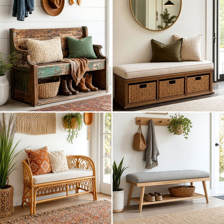 22 Entryway Bench Ideas for Stylish & Practical Seating