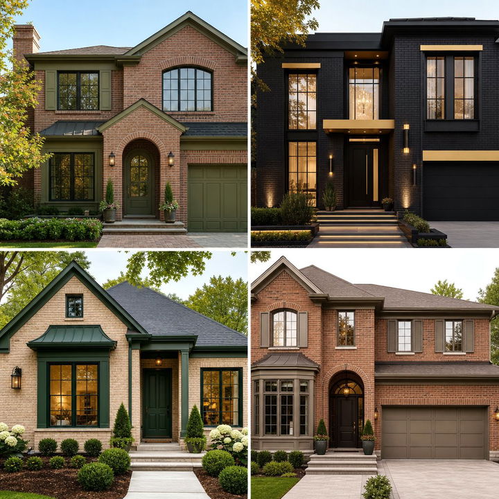 22 Perfect Exterior Brick and Paint Color Combinations 2024