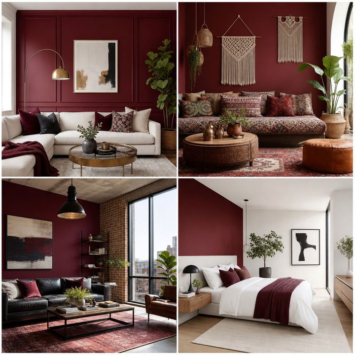 22 Rich Burgundy Bedroom Ideas for Bold & Moody Retreats