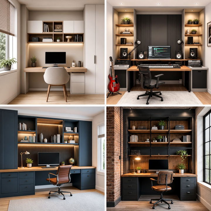 22 Space-Saving Built-In Desk Ideas for Modern Homes