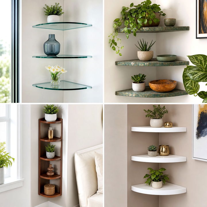 22 Space-Saving Corner Shelf Ideas for Organized Home Storage