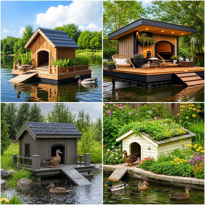 22 Creative Duck House Ideas for Garden Wildlife
