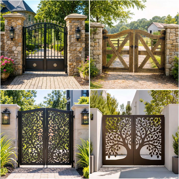 22 Creative Fence Gate Ideas to Enhance Your Outdoor Space