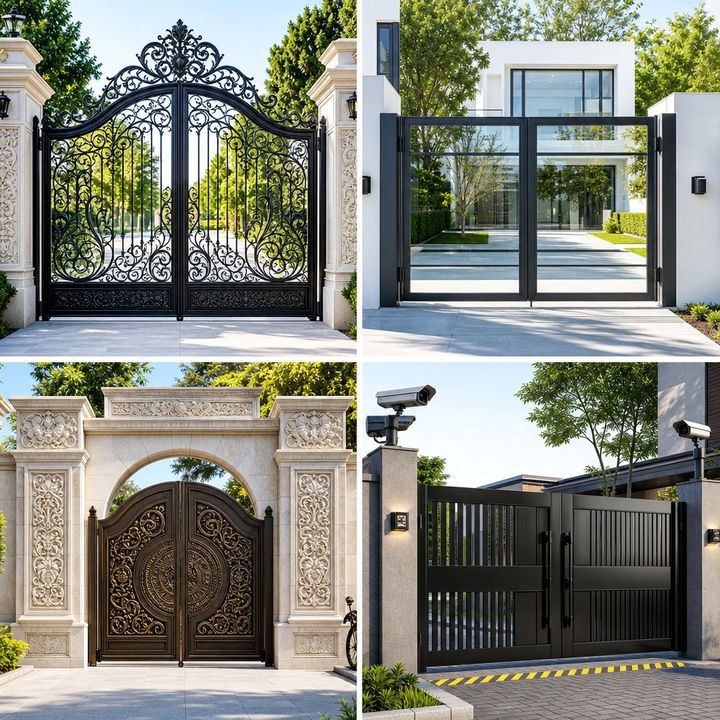 22 Driveway Gate Ideas for Security Style and First Impressions