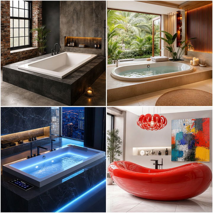 22 Drop-In Tub Ideas for Luxurious Bathroom Retreats & Spa Vibes