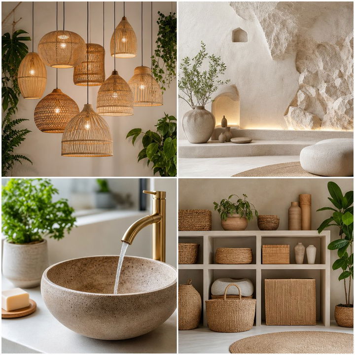 22 Earthy Bathroom Ideas for Natural Organic Aesthetics