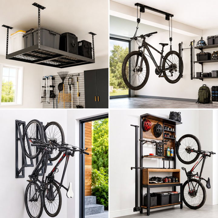 22 Efficient Garage Bike Storage Solutions and Ideas