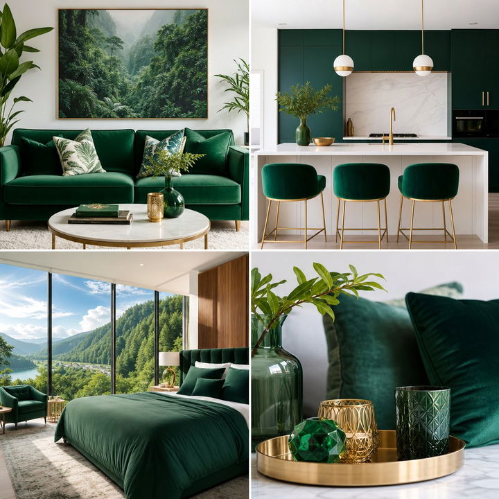 22 Emerald Green Bedroom Ideas for Serene Sleep Retreats