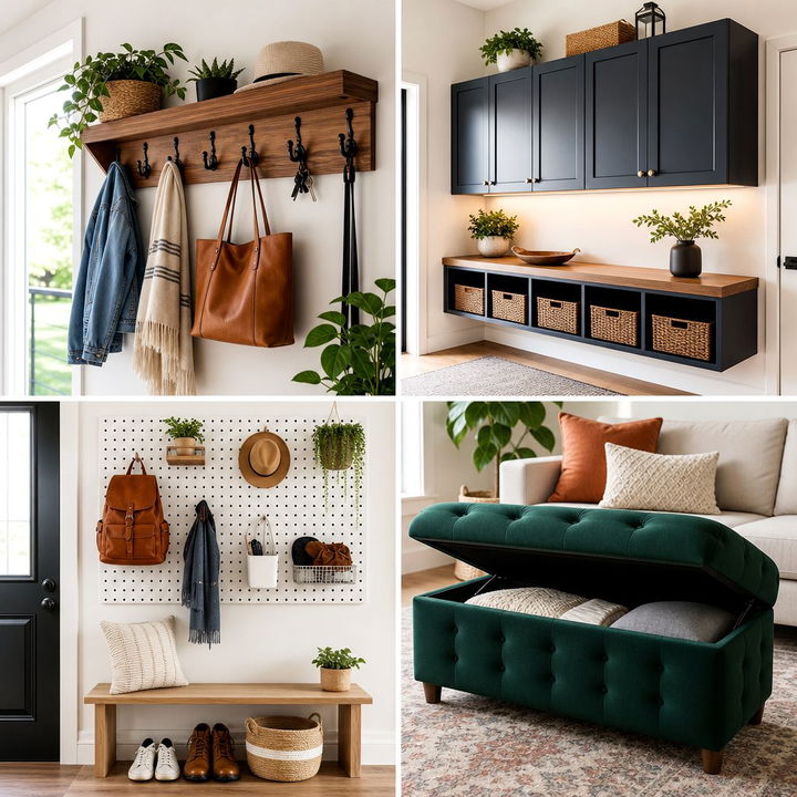 22 Entryway Storage Solutions for Organized Spaces