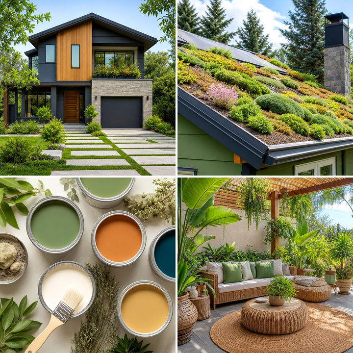 22 Farmhouse Green Exterior Ideas for a Fresh Home Look