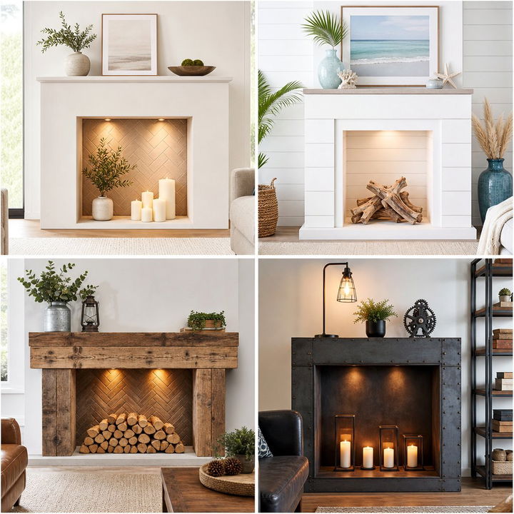 22 Faux Fireplace Ideas to Cozy Up Any Room Effortlessly