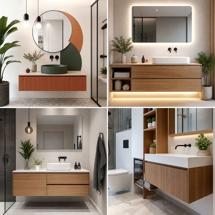 22 Floating Vanity Bathroom Ideas for Modern Minimalism