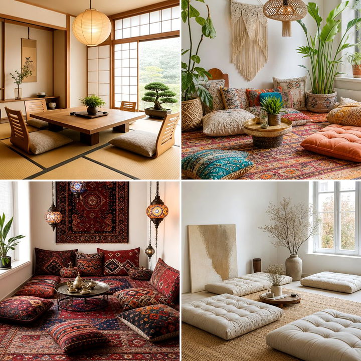 22 Floor Seating Ideas to Maximize Living Space