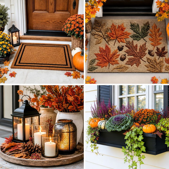 22 Front Door Fall Decor Ideas for Autumn Warmth