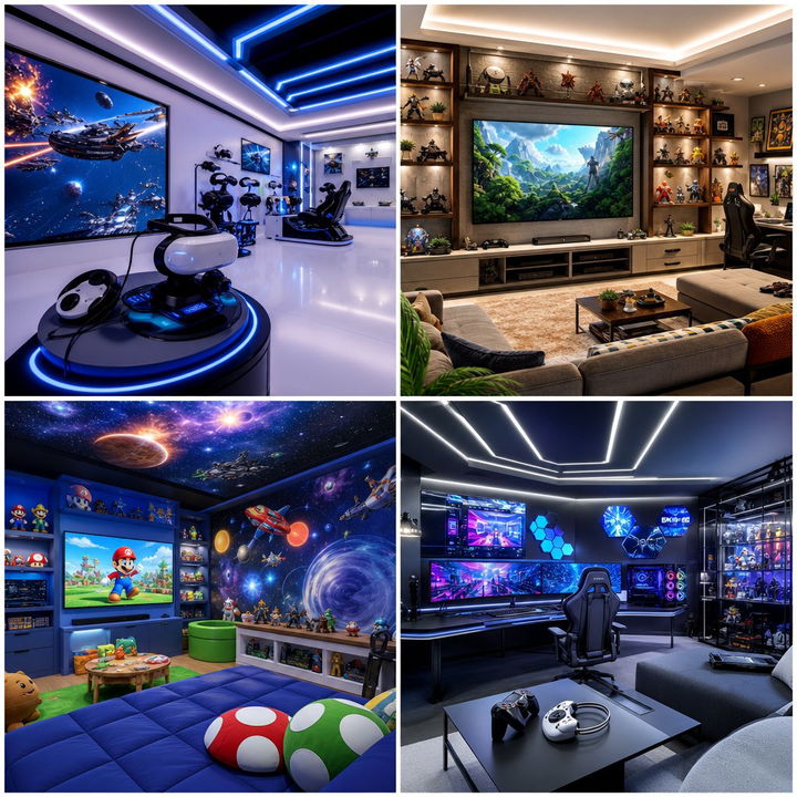 22 Game Room Ideas for Entertainment-Focused Home Spaces