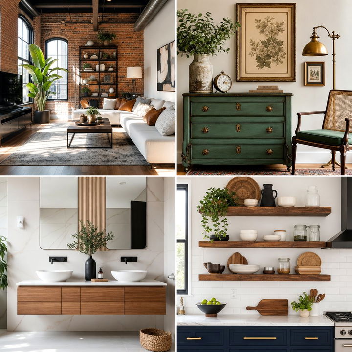 22 Modern Fireplace Floating Shelves Design Ideas