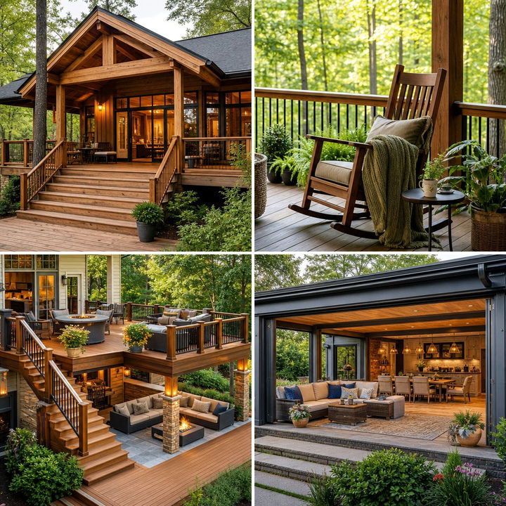22 Modern Front Porch Deck Ideas to Elevate Your Home’s Entrance