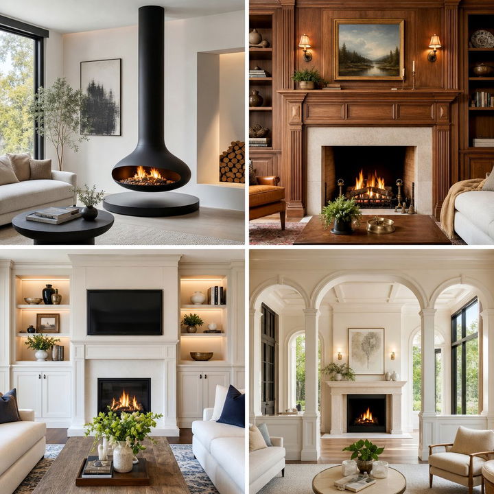 22 Space-Saving Fireplace Built-in Ideas for Your Home
