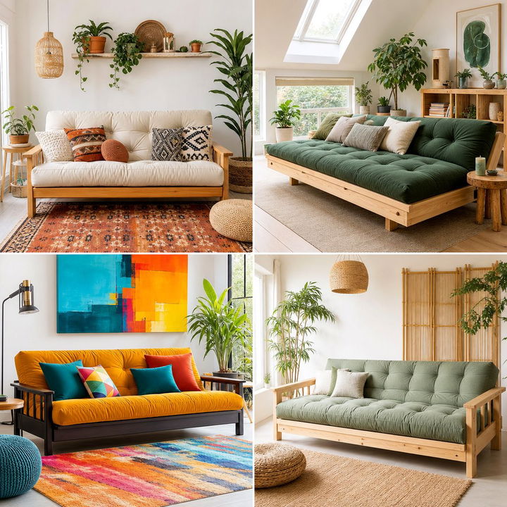 22 Space-Saving Futon Bedroom Layouts & Ideas