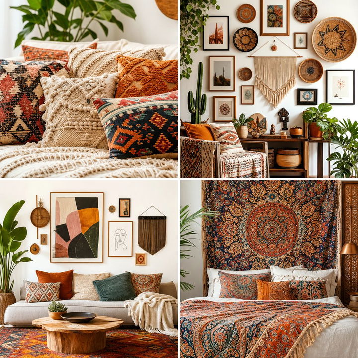 22 Bohemian Gypsy Living Room Decor Inspirations