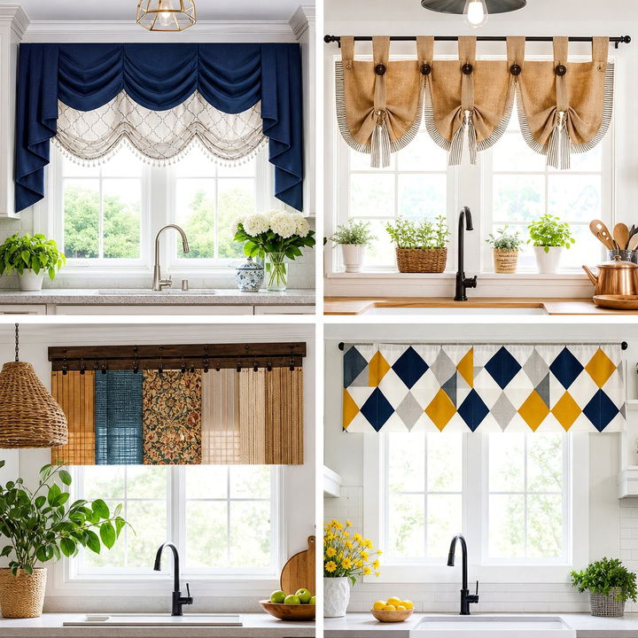 22 Charming Kitchen Valance Ideas: Window Treatment Inspiration
