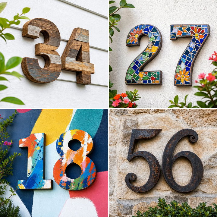 22 Creative House Number Ideas to Enhance Your Curb Appeal