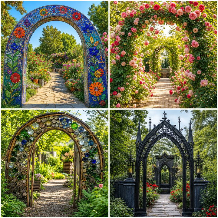 22 Enchanting Garden Arch Designs for Landscaping