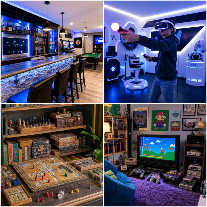 22 Fun Garage Game Room Ideas for Entertainment