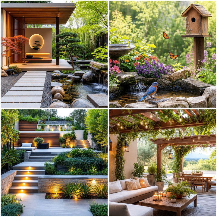 22 Hillside Terraced Garden Ideas for Sloped Backyard Spaces
