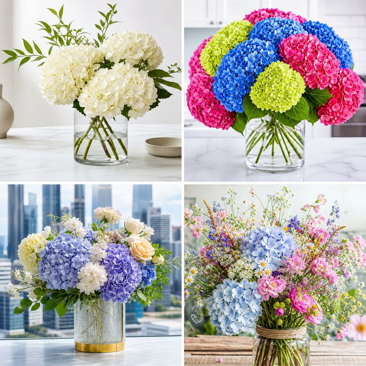 22 Hydrangea Centerpiece Ideas for Stunning Tablescapes
