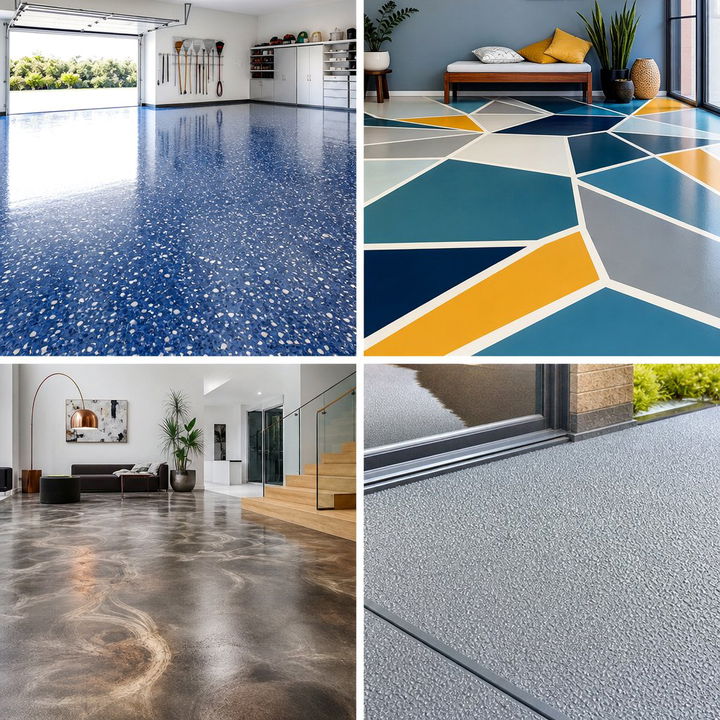 22 Indoor Concrete Floor Paint Ideas for Modern Spaces