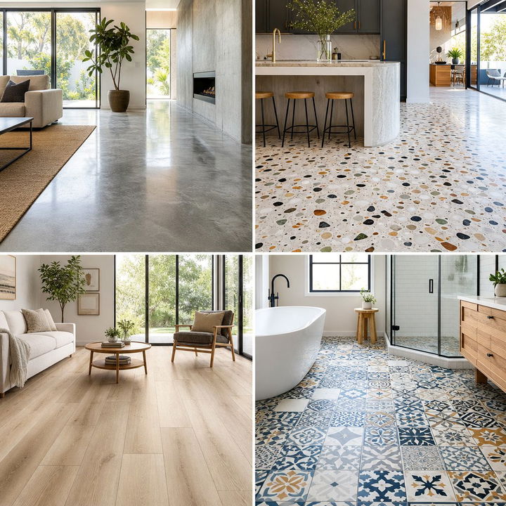 22 Inspiring Kitchen Floor Ideas for Modern and Classic Homes