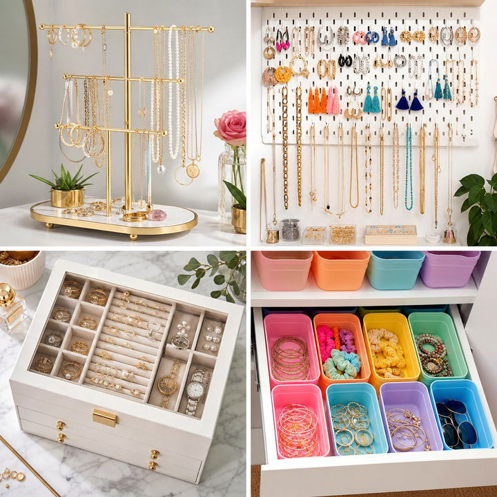 22 Jewelry Storage Ideas to Organize Your Collection