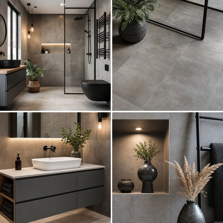 22 Modern Grey Bathroom Ideas for Sleek Spa-Like Spaces